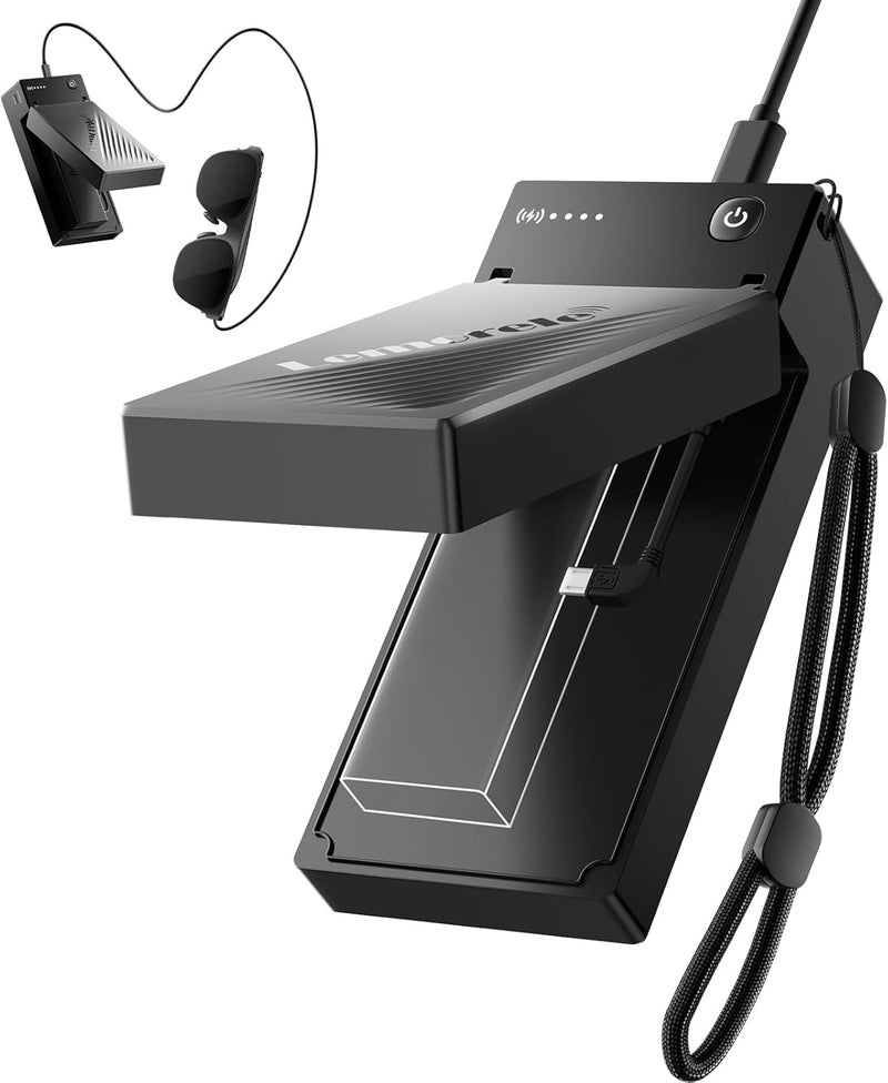 Lemorele HDMI to USB-C Adapter with 5000mAh Battery, 4K@60Hz Converter for Fire TV Stick, Compatible with AR Glasses (Xreal Air/Rokid) and USB-C Monitors - Image 1